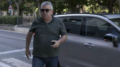 Cerd�, llegando a los juzgados de Tafalla (Navarra).