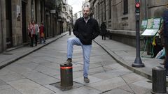 J�come, el d�a que orden� bajar los bolardos del casco viejo