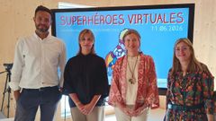 De izquierda a derecha, Pablo Campo, Eva Poveda, Ana Concheiro y Mar�a Tall�n