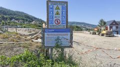 El futuro campamento para autocaravanas de Ard�n (Mar�n) est� en obras en un terreno de 5.500 metros cuadrados