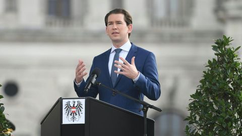 El primer ministro austriaco, Sebastian Kurz