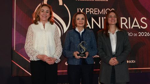 Couce, durante la gala celebrada en Madrid