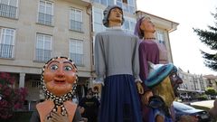 Los cabezudos son una de las grandes atracciones de la celebraci�n para los m�s peque�os