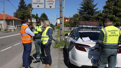 Campaa de controles de velocidad de la DGT en Ourense.