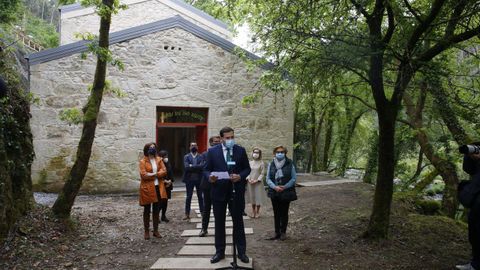 La recuperación de los baños de San Xusto, en San Xurxo de Sacos, en Cerdedo-Cotobade, fue en abril del 2021