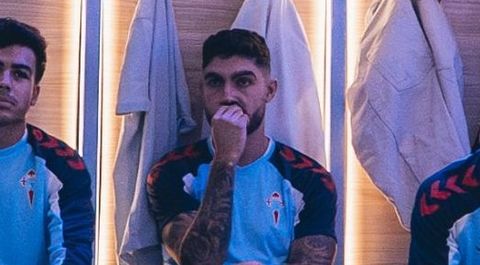 Unai N���z, durante esta pretemporada con el Celta.