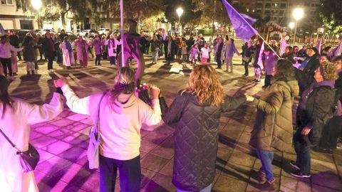 Acto central de la Marcha Mundial das Mulleres, esta tarde, en la plaza de A G�ndara