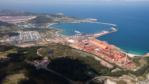 Vista aérea de las instalaciones de Alcoa