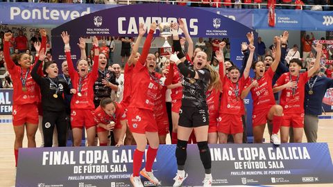 Final de la Copa Galicia 2026 entre Poio Pescamar y Castro Bloques Cando disputada en Pontevedra