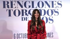 Almudena Cid, en el estreno de la pel�cula �Los reglones torcidos de Dios�