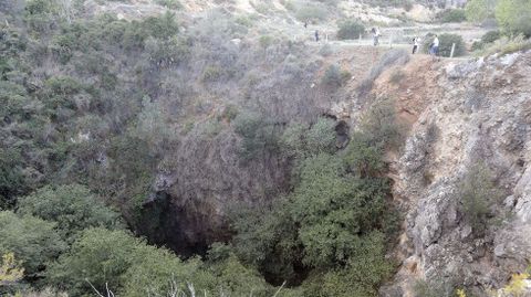 Zona donde apareció el cuerpo de la joven.