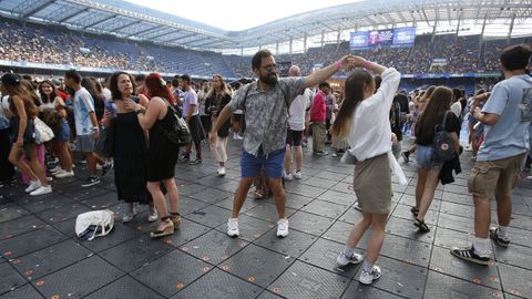 Morria Fest, ambiente en el estadio de Riazor