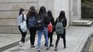 Alumnas del Colegio Salesianos de Ourense