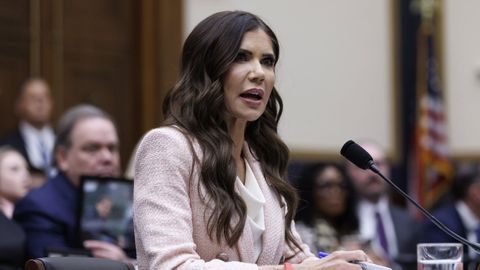 La hasta ahora�responsable de pol�tica migratoria,�Kristi Noem