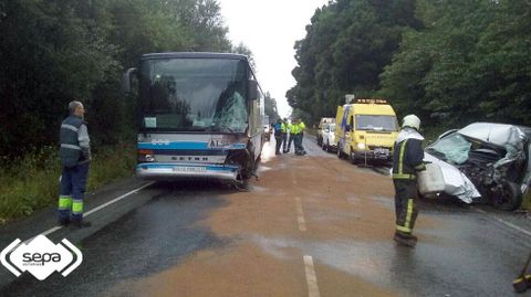 Un conductor ha perdido la vida en un accidente en la localidad de Piedeloro, en Carreño.Un conductor ha perdido la vida en un accidente en la localidad de Piedeloro, en Carreño