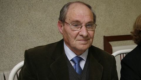 Benjam�n Trillo, en el 2009 durante la presentaci�n del libro sobre Celia Rivas