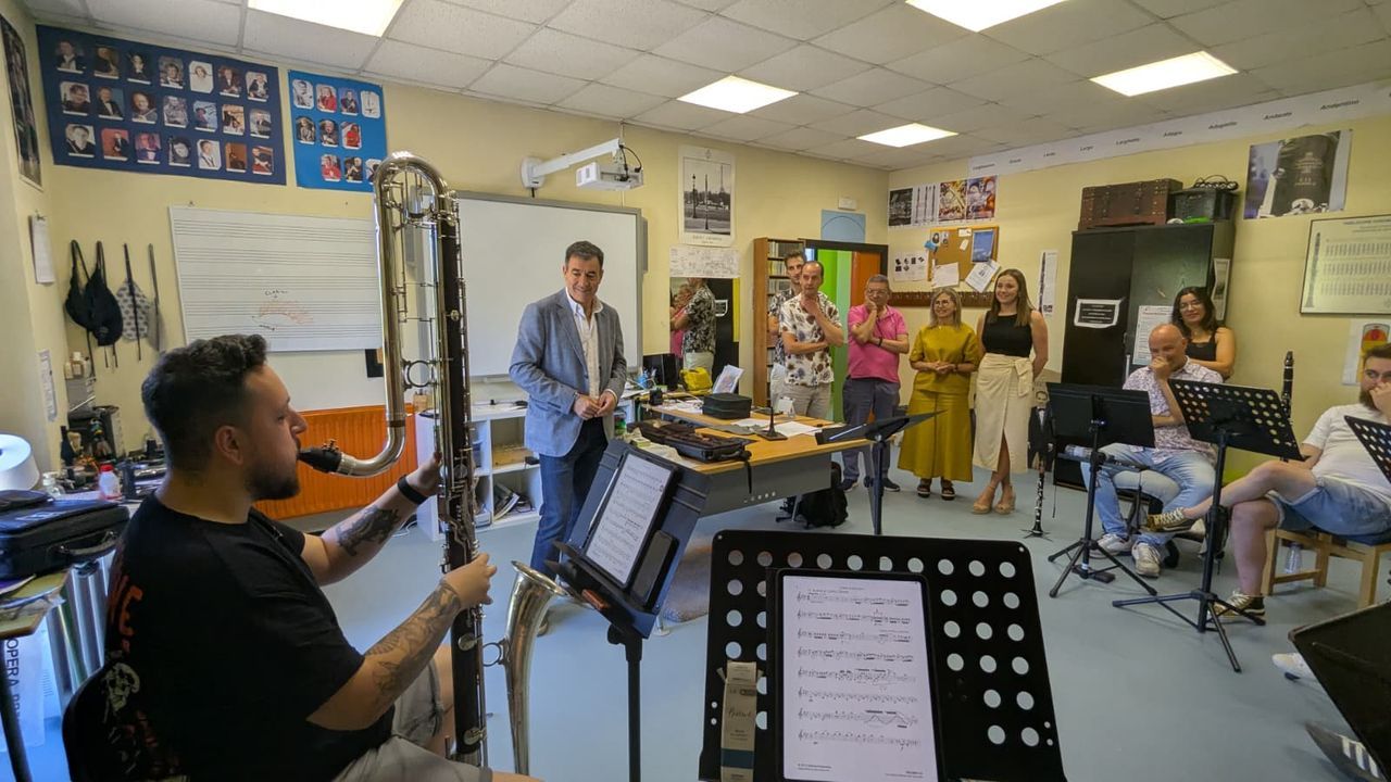 Román Rodríguez destacó la proyección internacional de la formación del Clarinet Fest