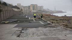 EFECTOS DE TEMPORAL EN A CORU�A