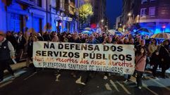 Imagen de la manifestaci�n sanitaria de noviembre del 2025 en O Barco.