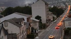 Los vehculos protagonizaron una marcha lenta desde Petn a O Barco
