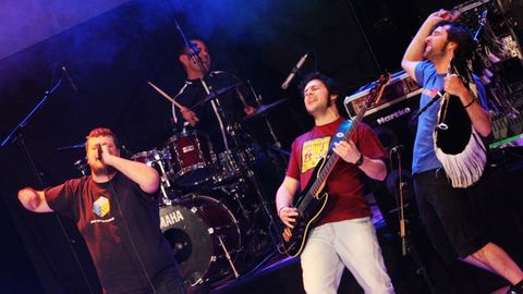 Un momento de la actuacin de Skama la Rede