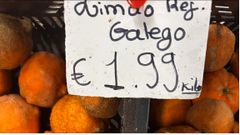 A nota. Lim�n galego, � venta nas Azores