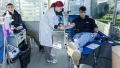Donaci�n de sangre en Coristanco.