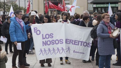 Concentraci�n en Cee de la plataforma �8M Costa da Morte�