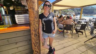 Roc&iacute;o Masare, responsable del chiringuito de Paxari&ntilde;as