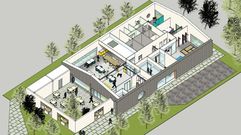 El futuro centro de d�a, en la imagen una infograf�a incluida en el proyecto t�cnico, tiene un coste estimado de 700.000 euros.