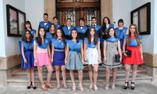 Los estudiantes que se graduaron en el Colexio Ferroviario