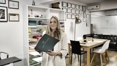 Clara V�zquez Maldonado, en el despacho Arias Avogados de Ourense, en el que trabaja