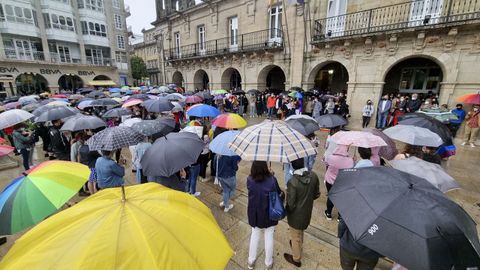 Decenas de personas en Lugo