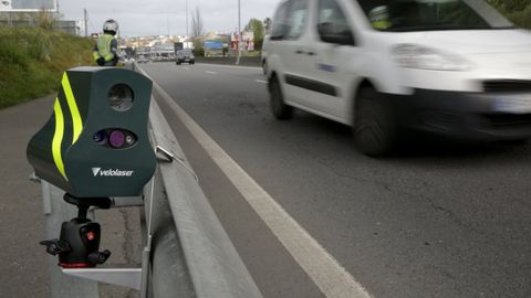 Imagen de un Velolaser, uno de los radares que gestionan las patrullas de la Guardia Civil