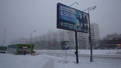 Uno de los numerosos carteles de reclutamiento: 58.000 euros por alistarse a la guerra.