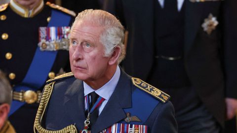 Carlos III, en Westminster.