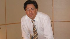 Victor Pinies, padre del ni�o que no va a clase para no usar mascarilla