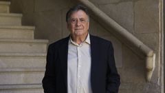 El escritor Luis Landero, este septiembre en Santiago.