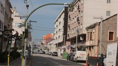 Calle Arcadio Pardi�as de Burela, en imagen de archivo