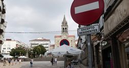 El acceso a la plaza se restringe con esta se�al