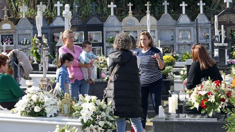 VISITA A LOS DIFUNTOS EN LOS  CEMENTERIOS EL DIA DE TODOS LOS SANTOS