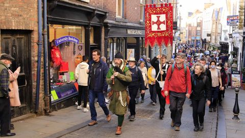 Peregrinacin de Finchale (origen del Camino) a Durham este sbadO