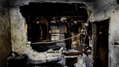 La casa tras la explosi�n