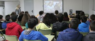 Los alumnos de tercero de la ESO asistieron a una charla a cargo de Ana Aldao.