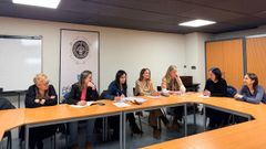 Gonz�lez y Rodr�guez visitaron la sede del colegio.