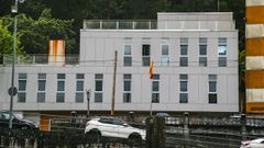 Imagen del cuartel de la Guardia Civil de Noia