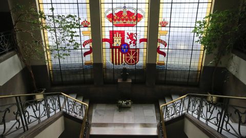 Interior del edificio de la Subdelegacin del Gobierno de Lugo.