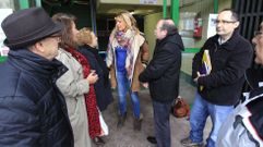 Beatriz Sestayo visit� el mercado municipal de Caranza
