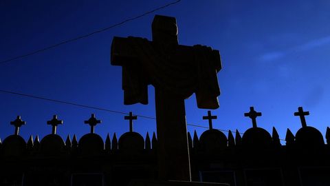 Imagen de archivo de un cementerio