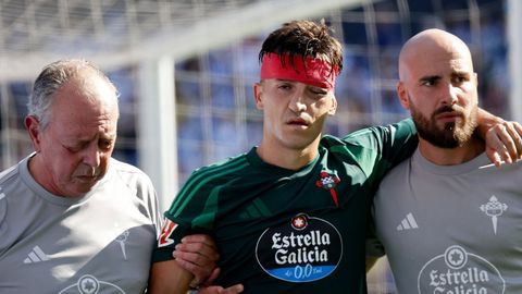 Bu�uel, tras el lance en septiembre con Pablo V�zquez, con el ojo izquierdo visiblemente tocado.